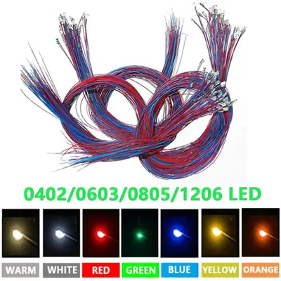 Kit LED SMD pour Modèles Ferroviaires - 10 Pièces