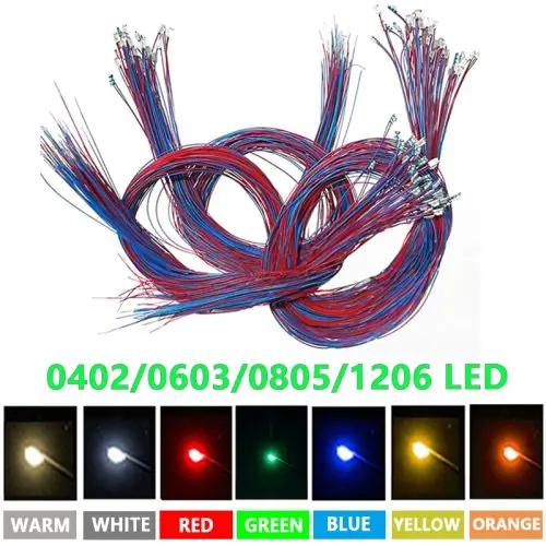 Image de Kit LED SMD pour Modèles Ferroviaires - 10 Pièces