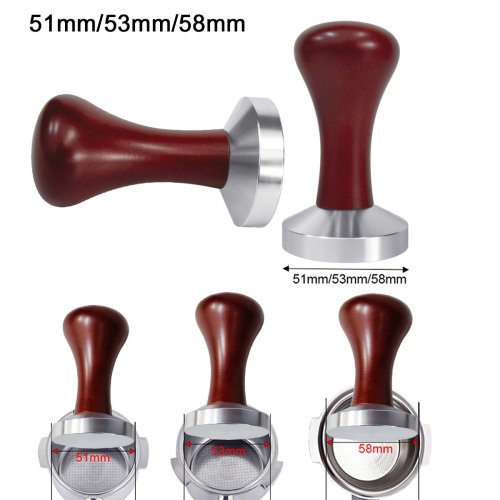 Image of Premium Aluminum Espresso Tamper Set – 51mm, 53mm, 58mm Coffee Tampers for Professional Portafilter Use