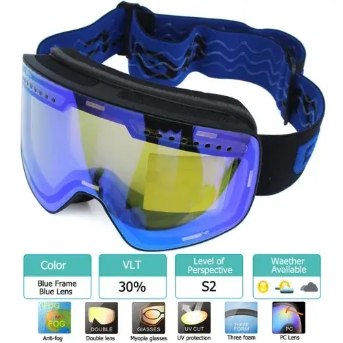 Lentille bleu Blue1