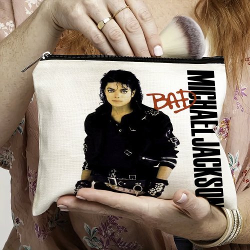 Immagine di Borsa Cosmetici Michael Jackson - Doppia Stampa Stile Iconico