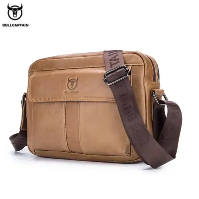 Image de Sac Bandoulière Homme Cuir - Grand Format & Élégant