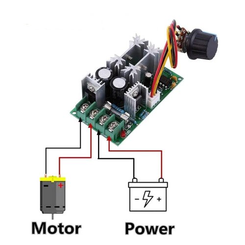 Image de Régulateur de Vitesse DC 12-60V - Contrôle Puissant & Précis