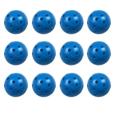 Image de Balles de Golf d'Entraînement Multicolores - Pack de 12