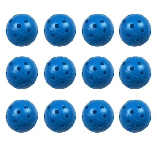 Image de Balles de Golf d'Entraînement Multicolores - Pack de 12
