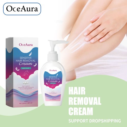 Image of All-Natural Permanent Hair Removal Cream for Men – Gentle, Pain-Free Hair Softening & Growth Delay with Redness Reduction for Armpits & Bikini Areas