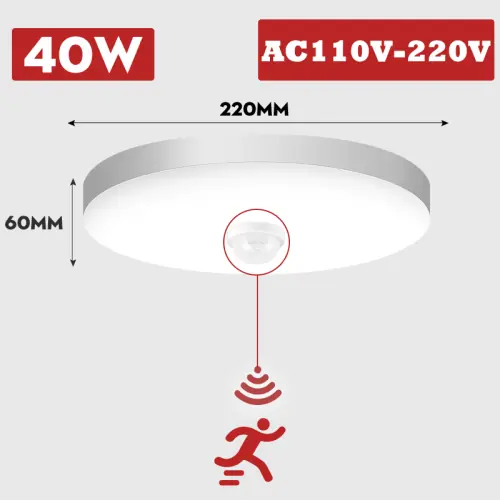 40W capteur lumières
