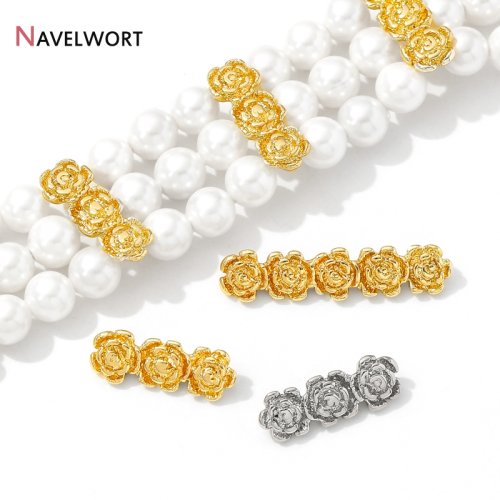 Image de Séparateur de perles plaqué or 18 carats - Bijoux DIY