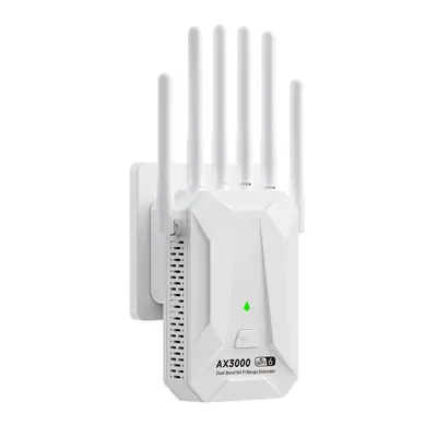 Image de Répéteur WiFi 6 AX3000 Double Bande - Amplificateur de Signal Longue Portée