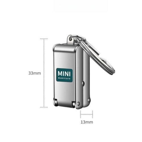 Immagine di Tagliaunghie Pieghevole Portatile in Acciaio Inox – Strumento Professionale per Manicure e Pedicure da Viaggio
