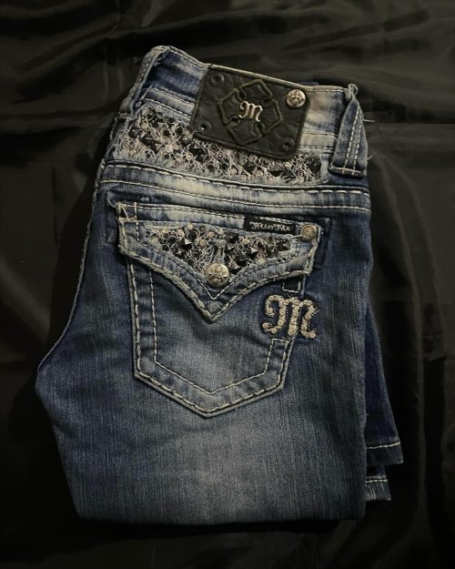 Pantalones Vaqueros Vintage Y2K para Mujer con Lentejuelas y Bolsillos, Diseño Holgado y Lavado Azul, Corte Ajustado de Tiro Medio