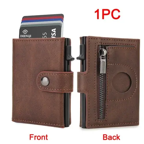 Image de Portefeuille Homme RFID Ultra Mince avec AirTag