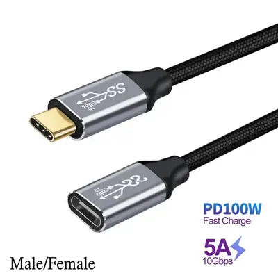 Image de Câble USB-C Rapide 10Gbps - Charge & Transfert Ultra-Rapide