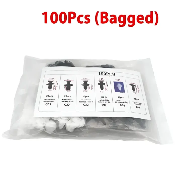 B 100Pcs (Bagged)