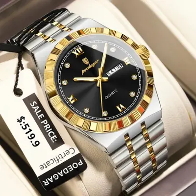 Image de Montre Homme Militaire Quartz Étanche Lumineuse