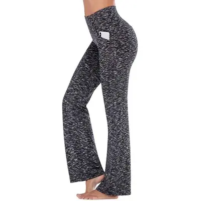 Image de Pantalon Évasé Haute Taille - Élégance & Confort