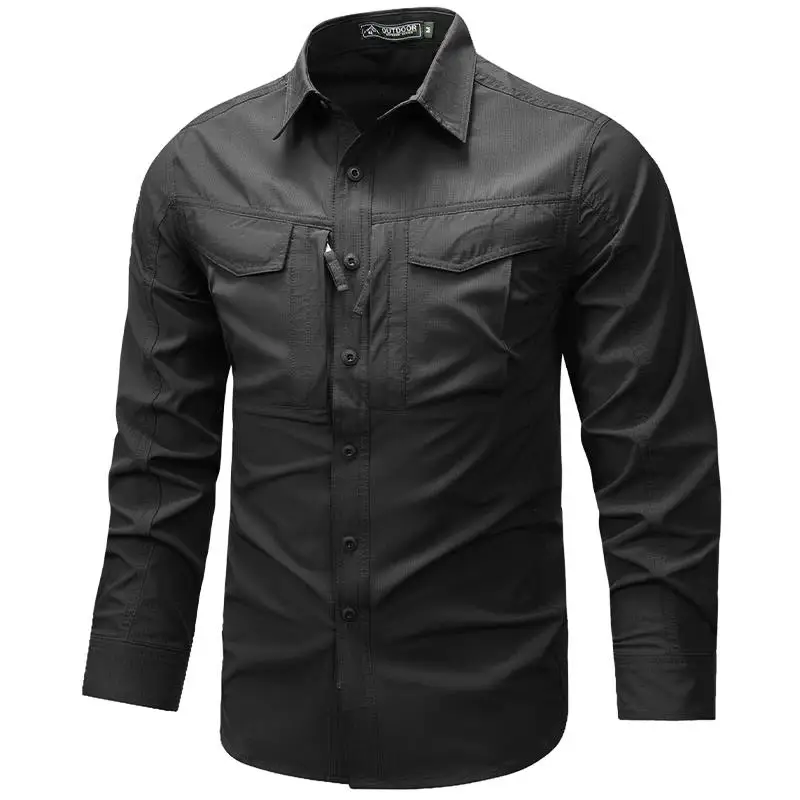 Image de Chemise Tactique Homme Multi-Poches - Séchage Rapide