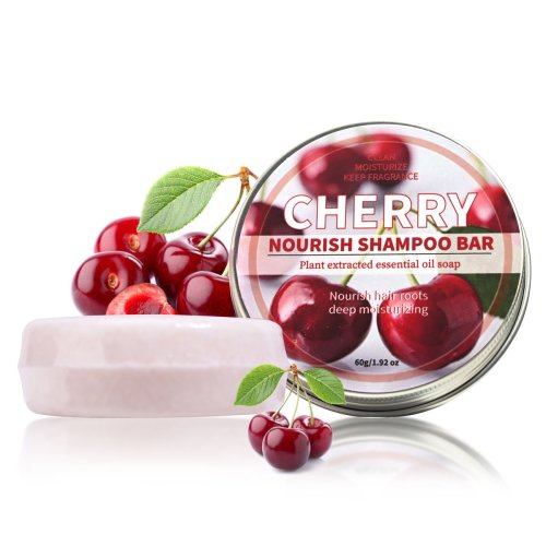 Afbeelding van Natuurlijke Fruitkers Shampoo Zeep – Verfrissend, Diep Reinigend & Oliecontrole voor Gezond Haar