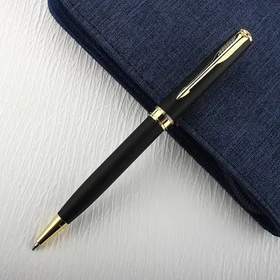 Image de Stylo Métallique Luxe 0.7mm - Encre Bleue