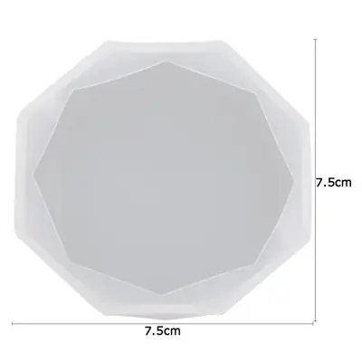 Image de Moules en Silicone pour Résine Époxy - Carré & Ronde