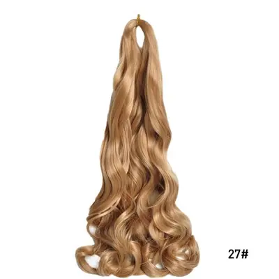 Extensions Tresses Bouclées Synthétiques Ombrées