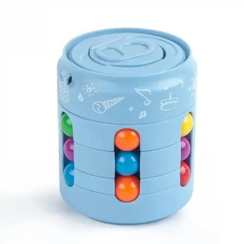 Image de Cube Magique Anti-Stress 8 Faces - Fidget Toy Mental Challenge