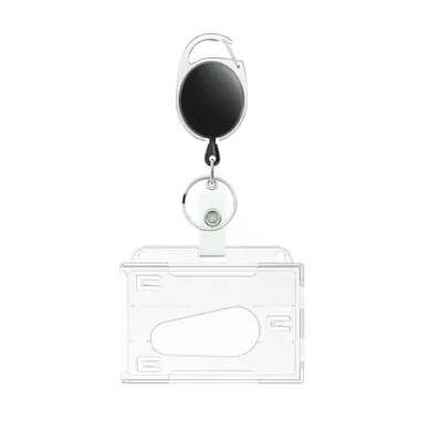 Image de Porte-badge Transparent Double Fente