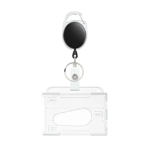 Image de Porte-badge Transparent Double Fente