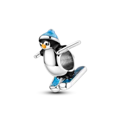 Image de Breloques en argent sterling 925 bleu, pendentifs mode pour bracelets