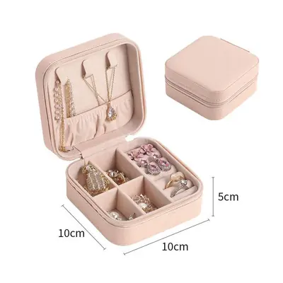 Image de Organisateur de Bijoux Portable en Cuir