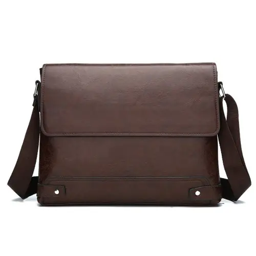 Image de Sac Bandoulière Homme Cuir Rétro - Style Business & Décontracté