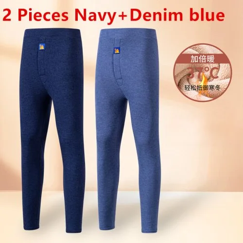 Marineblauw en denim blauw