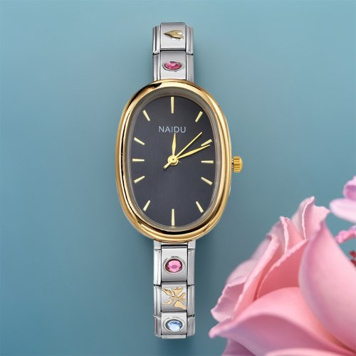 Image de Montre Femme Élégante Acier Inoxydable - Style Mode Étudiante