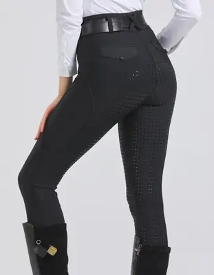 Image de Pantalon d'Équitation Pro Antidérapant - Séchage Rapide & Performance