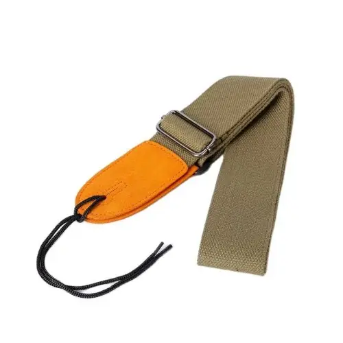 Image de Sangle de Guitare en Cuir Souple - Réglable pour Tous Instruments