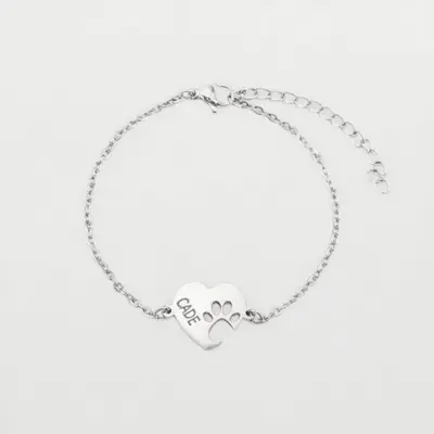 Image de Bracelet Personnalisé avec Photo et Nom - Cadeau Émouvant