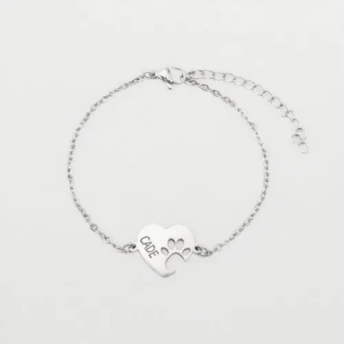 Image de Bracelet Personnalisé avec Photo et Nom - Cadeau Émouvant