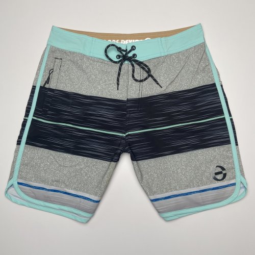 Imagen de Pantalones Cortos de Playa para Hombre con Rayas - Impermeables y Elásticos