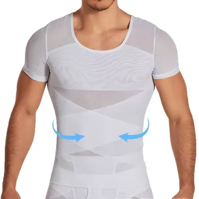 Image de Shapewear Homme Compression Ventre - Maillot de Corps Minceur