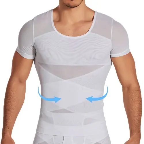 Image de Shapewear Homme Compression Ventre - Maillot de Corps Minceur