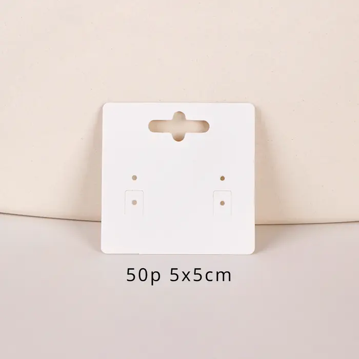 5x5cm biały karta