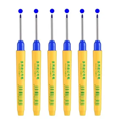 Image de Stylo Marquage Pro 6 Pièces - Rouge, Bleu, Noir