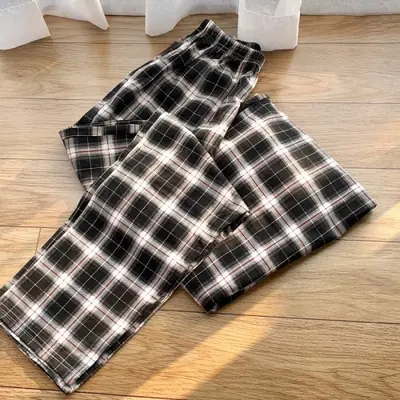 Image de Pijama Homme à Carreaux - Confort Été & Printemps