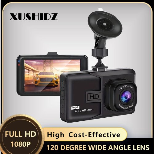 Image of Crystal-Clear Full HD 1080p Dash Camera with Loop Recording, Night Vision, G-Sensor & 24-Hour Parking Monitor for Ultimate Car Safety