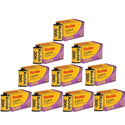 10 Roll Gold 200