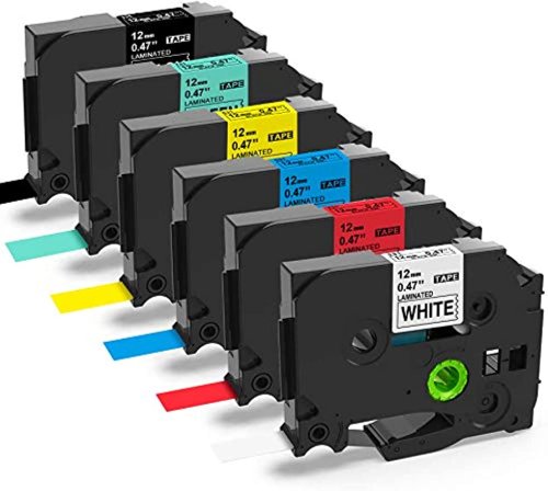 Afbeelding van Compatibele Brother P-Touch Labelbanden TZe-211, TZe-221, TZe-231 & TZe-335