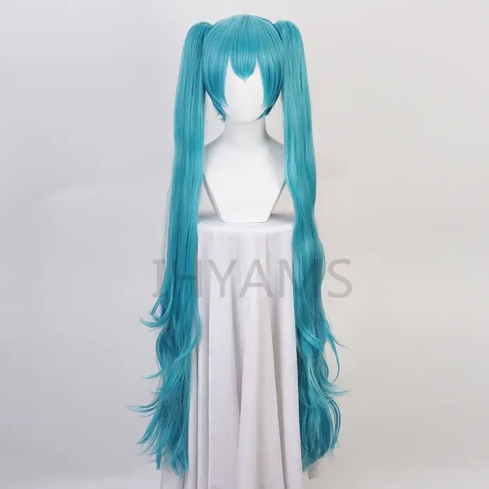 Image de Perruque Verte Longue & Bouclée 120cm - Cosplay & Costume