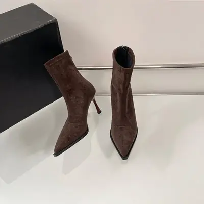 Image de Bottines à Talons Hauts Femme - Élégantes & Confortables