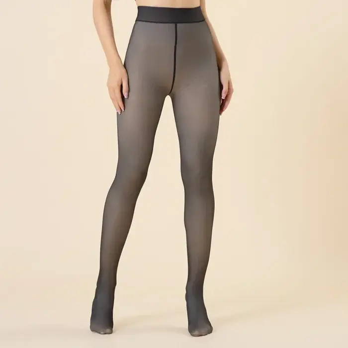 Image de Collants Thermiques Sexy Hiver - Chauds & Translucides