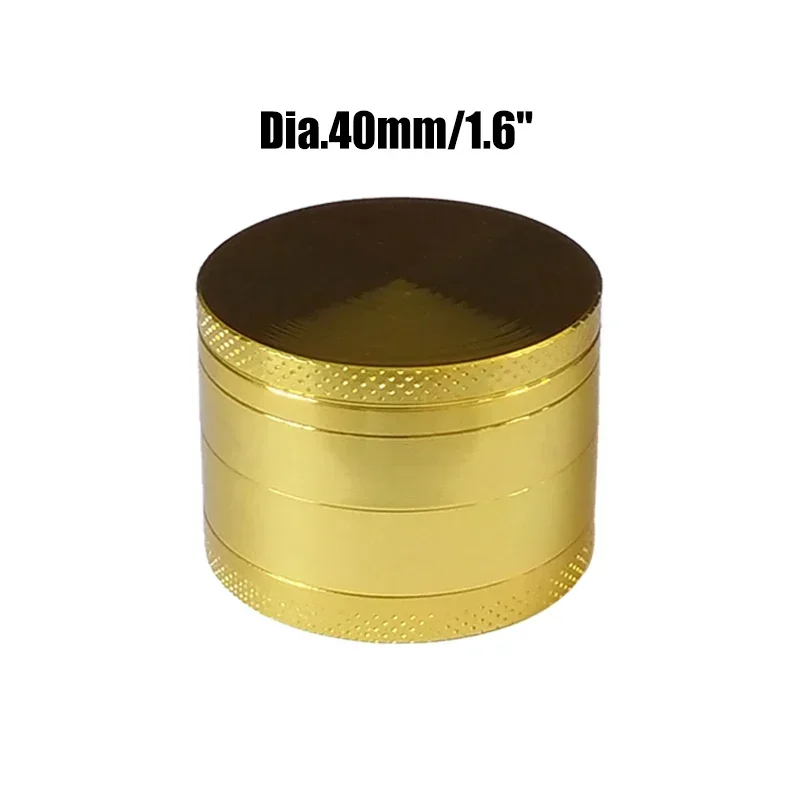 Imagen de SMO-Mini molinillo de hierba de 40/50/63mm, molino de tabaco Manual de 4 capas, Material de aleación...